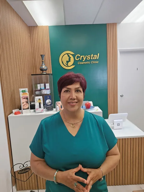Haleh, registered nurse injector at Crystal Cosmetic Clinic