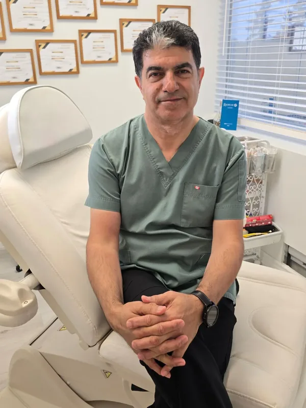 Mehdi, aesthetician at Crystal Cosmetic Clinic